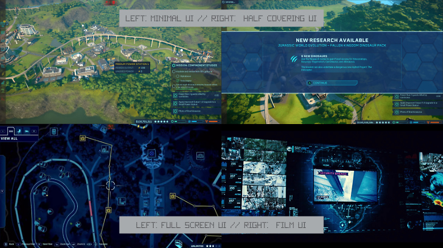  The Ui visuals take inspiration from the movie. 